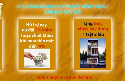 Đất nền Thổ cư sân bay Đất Đỏ